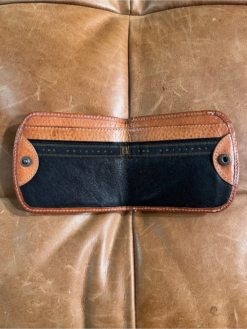 Original Taxi Wallet Brown Leather
